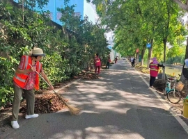 环境整治齐发力 百里长渠焕新颜 | 鸿韵、鸿宇公司联合开展环境整治行动